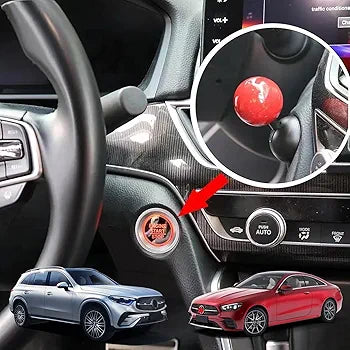 غطاء زر التشغيل بالضغط، ذراع تشغيل السيارة بالضغط، ذراع تشغيل السيارة بزر واحد، زر تشغيل وإيقاف محرك السيارة